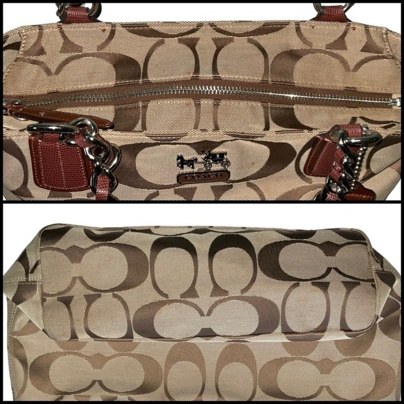 Coach Chelsea Signature Tote Bag Purse Style 18738 - Picture 11 of 16